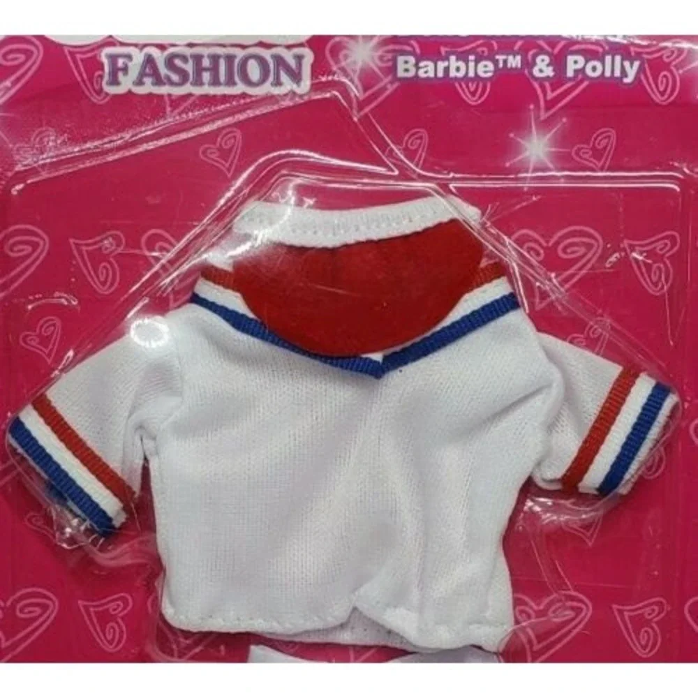Vintage Polly Fashion Doll Late 1990s Barbie Clone Polyfect Nautical Outfit NOS